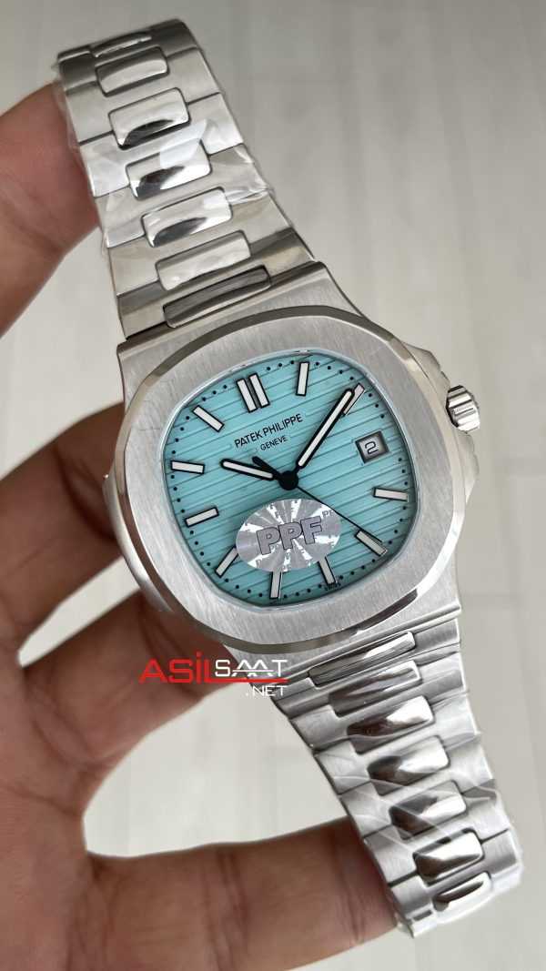 Patek Philippe Nautilus 5711 Tiffany 40mm Silver Turkuaz Kadran PP Factory Patek Philippe Nautilus 5711 Tiffany 40mm Silver Turkuaz Kadran PP Factory