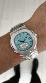 Patek Philippe Nautilus 5711 Tiffany 40mm Silver Turkuaz Kadran PP Factory