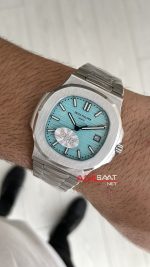 Patek Philippe Nautilus 5711 Tiffany 40mm Silver Turkuaz Kadran PP Factory