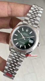 Rolex Datejust Ombre Green 126334 Jubilee 41mm Yeşil Kadran VS Factory V2 | Tungsten 18K | DD3235 | High Weight | Super Clone Swiss ETA Saat