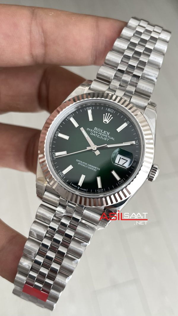 Rolex Datejust Ombre Green 126334 Jubilee 41mm Yeşil Kadran VS Factory V2 | Tungsten 18K | DD3235 | High Weight | Super Clone Swiss ETA Saat Rolex Datejust Ombre Green 126334 Jubilee 41mm Yeşil Kadran VS Factory V2 | Tungsten 18K | DD3235 | High Weight | Super Clone Swiss ETA Saat