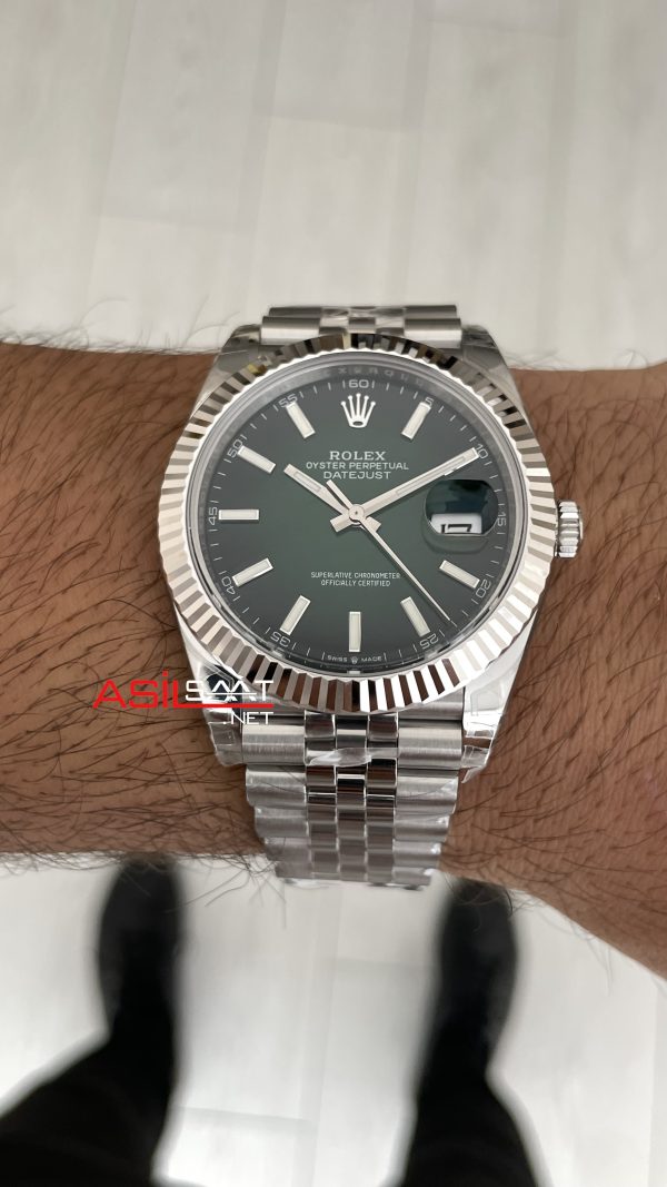 Rolex Datejust Ombre Green 126334 Jubilee 41mm Yeşil Kadran VS Factory V2 | Tungsten 18K | DD3235 | High Weight | Super Clone Swiss ETA Saat Rolex Datejust Ombre Green 126334 Jubilee 41mm Yeşil Kadran VS Factory V2 | Tungsten 18K | DD3235 | High Weight | Super Clone Swiss ETA Saat