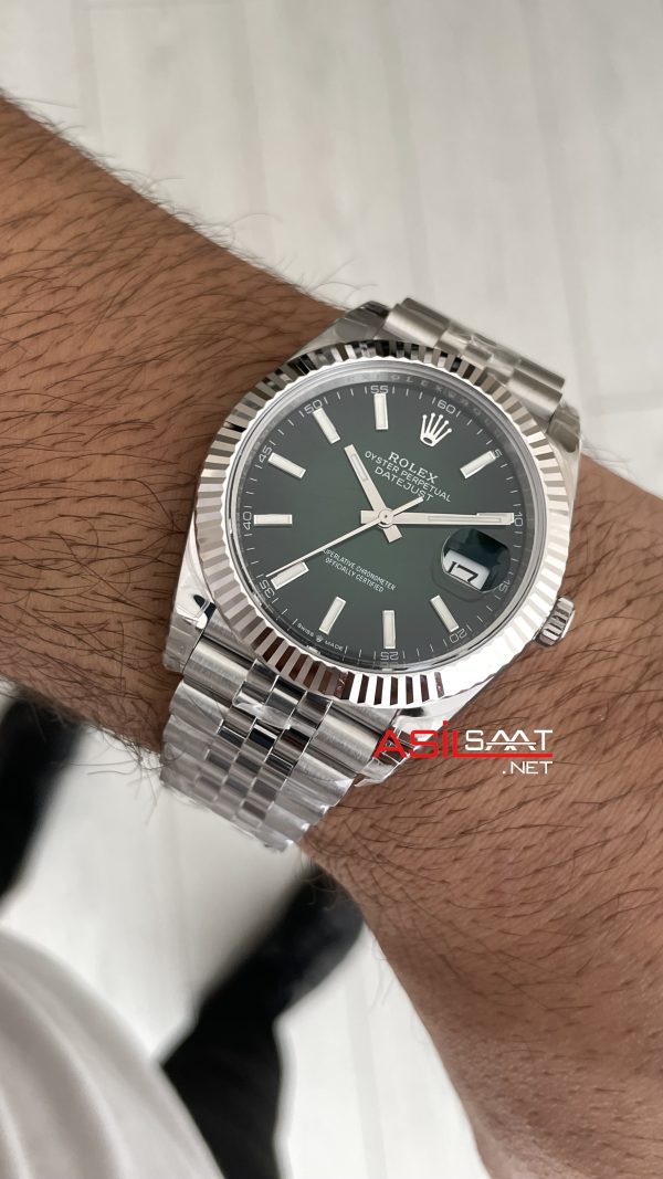 Rolex Datejust Ombre Green 126334 Jubilee 41mm Yeşil Kadran VS Factory V2 | Tungsten 18K | DD3235 | High Weight | Super Clone Swiss ETA Saat Rolex Datejust Ombre Green 126334 Jubilee 41mm Yeşil Kadran VS Factory V2 | Tungsten 18K | DD3235 | High Weight | Super Clone Swiss ETA Saat