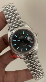 Rolex Datejust Rhodium Grey 126334 Jubilee 41mm Gri Kadran VS Factory V2 | Tungsten 18K | DD3235 | High Weight | Super Clone Swiss ETA Saat