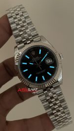Rolex Datejust Siyah 126334 Jubilee 41mm VS Factory V2 | Tungsten 18K | DD3235 | High Weight | Super Clone Swiss ETA Saat