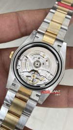 Rolex Datejust Siyah 126334 Oyster 41mm Two Tone Gold VS Factory V2 | Tungsten 18K | DD3235 | High Weight | Super Clone Swiss ETA Saat