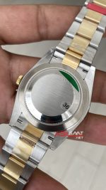 Rolex Datejust Siyah 126334 Oyster 41mm Two Tone Gold VS Factory V2 | Tungsten 18K | DD3235 | High Weight | Super Clone Swiss ETA Saat