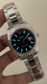 Rolex Datejust Siyah 126334 Oyster 41mm VS Factory V2 | Tungsten 18K | DD3235 | High Weight | Super Clone Swiss ETA Saat