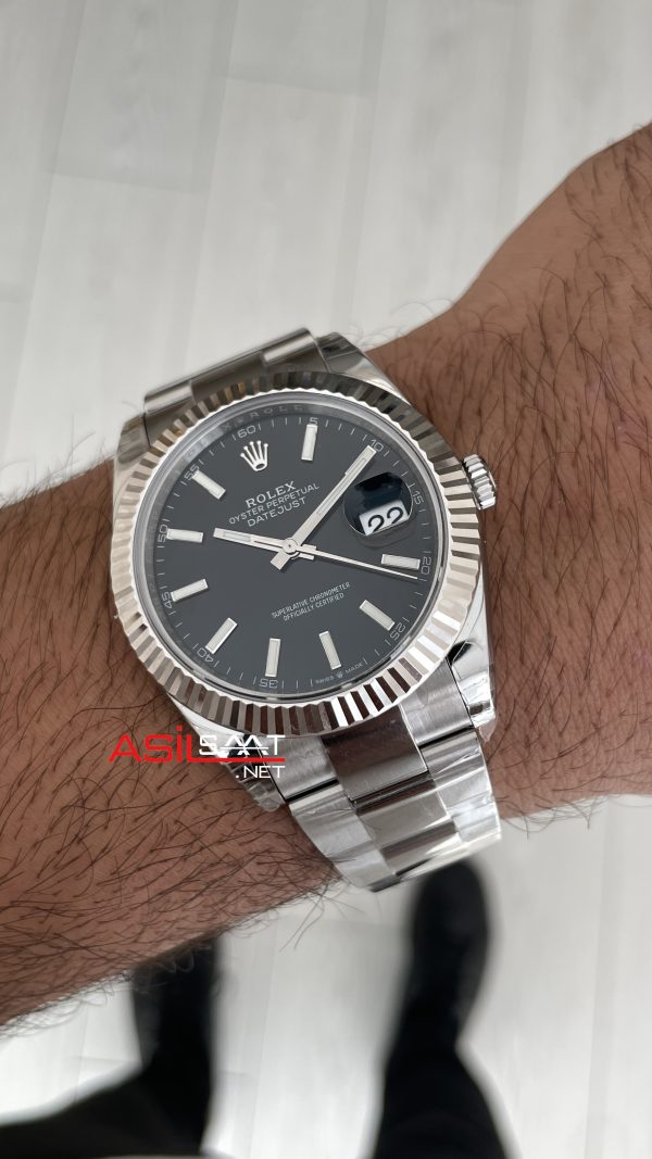 Rolex Datejust Siyah 126334 Oyster 41mm VS Factory V2 | Tungsten 18K | DD3235 | High Weight | Super Clone Swiss ETA Saat Rolex Datejust Siyah 126334 Oyster 41mm VS Factory V2 | Tungsten 18K | DD3235 | High Weight | Super Clone Swiss ETA Saat