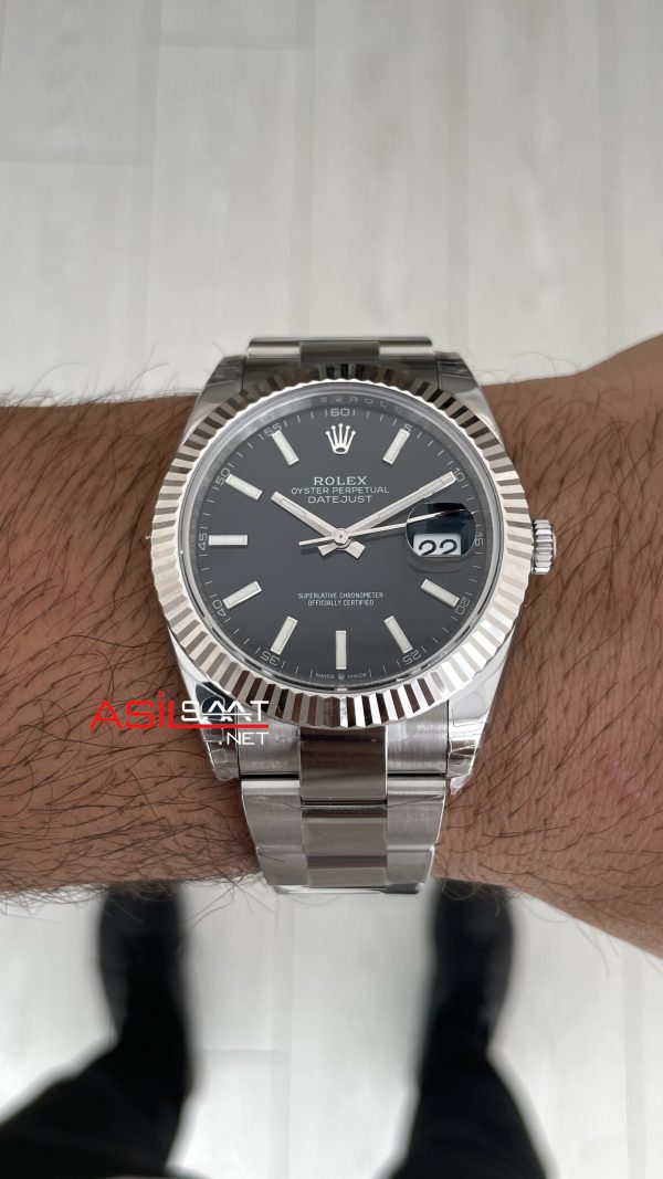 Rolex Datejust Siyah 126334 Oyster 41mm VS Factory V2 | Tungsten 18K | DD3235 | High Weight | Super Clone Swiss ETA Saat Rolex Datejust Siyah 126334 Oyster 41mm VS Factory V2 | Tungsten 18K | DD3235 | High Weight | Super Clone Swiss ETA Saat