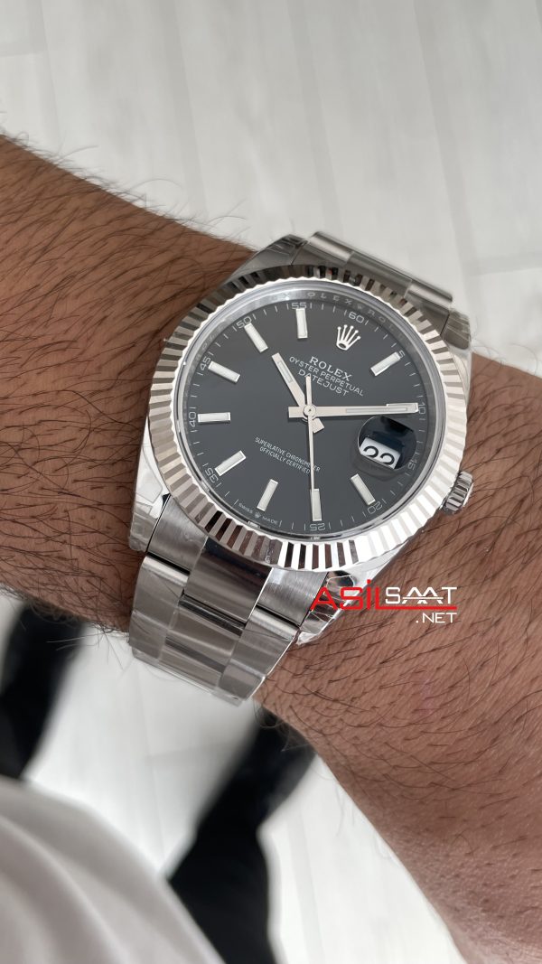Rolex Datejust Siyah 126334 Oyster 41mm VS Factory V2 | Tungsten 18K | DD3235 | High Weight | Super Clone Swiss ETA Saat Rolex Datejust Siyah 126334 Oyster 41mm VS Factory V2 | Tungsten 18K | DD3235 | High Weight | Super Clone Swiss ETA Saat