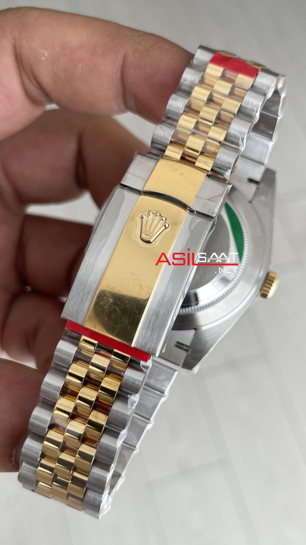 Rolex Datejust Wimbledon 126334 Jubilee 41mm Two Tone Gold VS Factory V2 | Tungsten 18K | DD3235 | High Weight | Super Clone Swiss ETA Saat Rolex Datejust Wimbledon 126334 Jubilee 41mm Two Tone Gold VS Factory V2 | Tungsten 18K | DD3235 | High Weight | Super Clone Swiss ETA Saat
