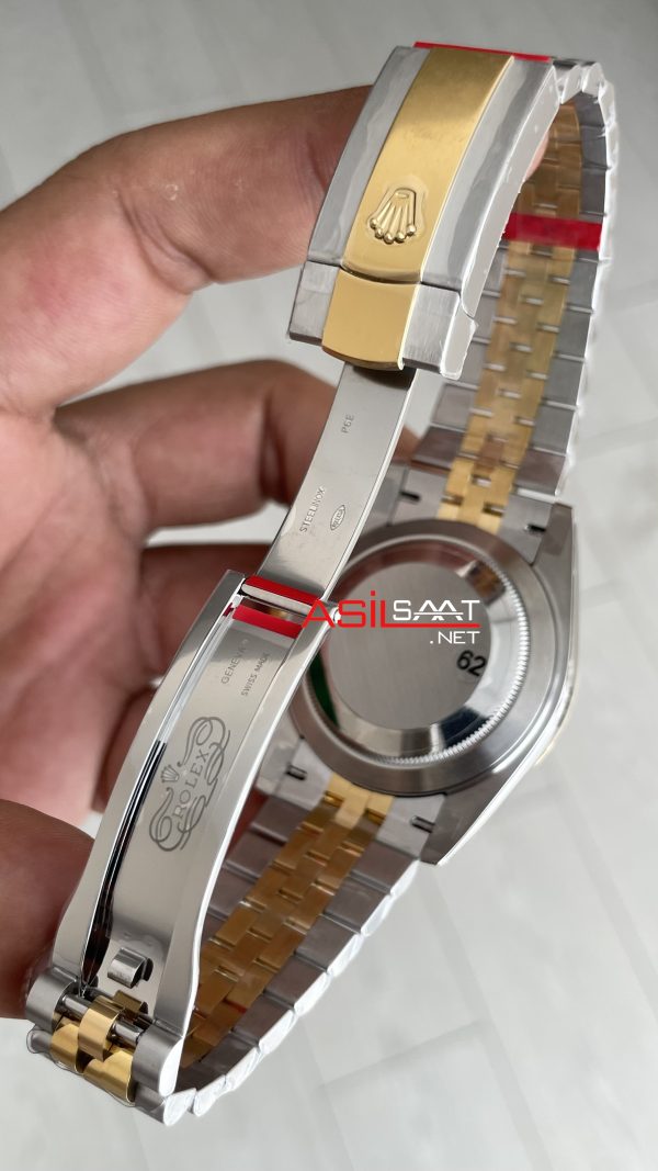 Rolex Datejust Wimbledon 126334 Jubilee 41mm Two Tone Gold VS Factory V2 | Tungsten 18K | DD3235 | High Weight | Super Clone Swiss ETA Saat Rolex Datejust Wimbledon 126334 Jubilee 41mm Two Tone Gold VS Factory V2 | Tungsten 18K | DD3235 | High Weight | Super Clone Swiss ETA Saat