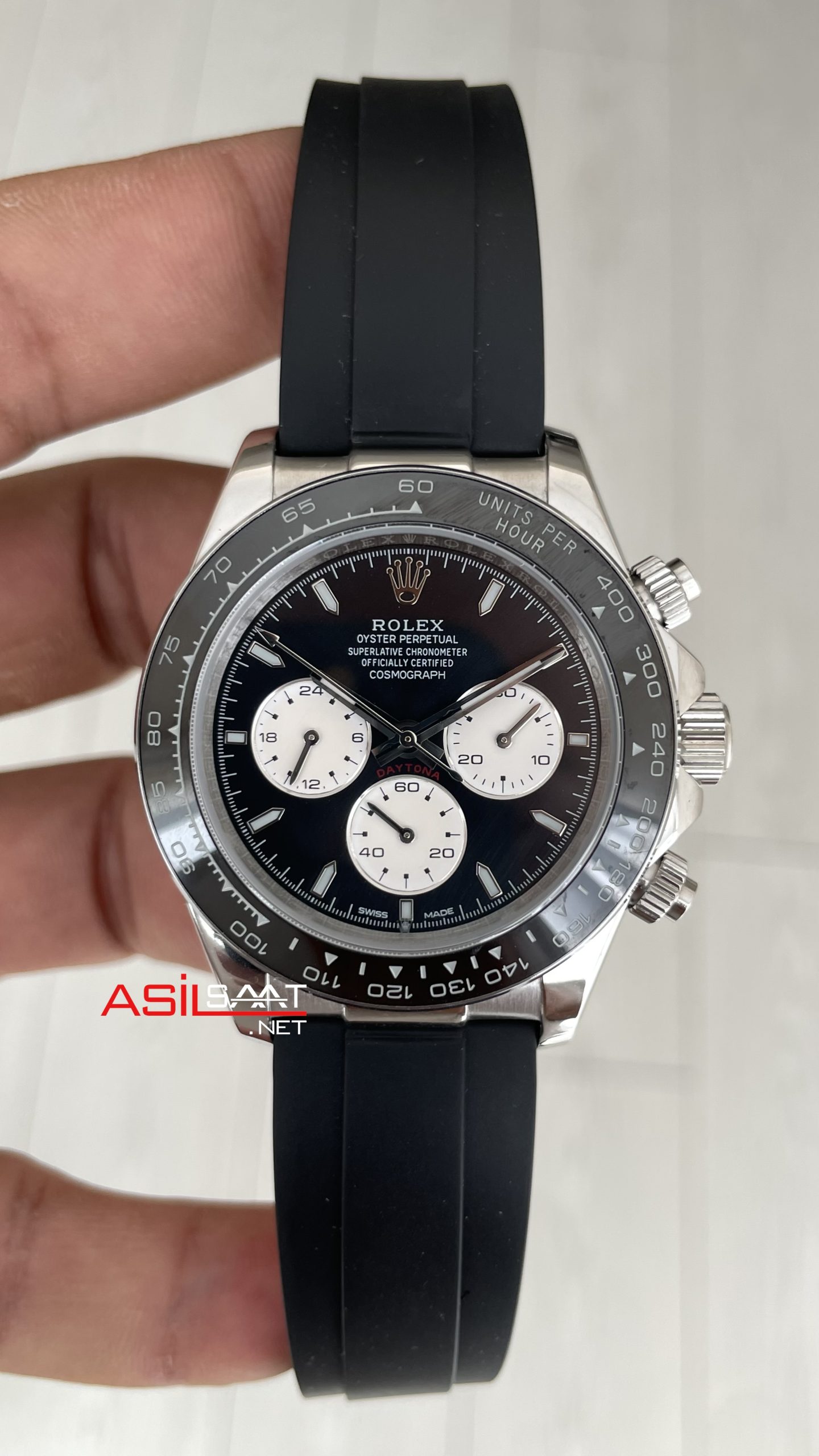 Rolex Daytona Baby Le Mans 126519LN Oysterflex 40mm Replika Saat Rolex Daytona Baby Le Mans 126519LN Oysterflex 40mm Replika Saat