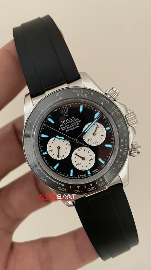 Rolex Daytona Baby Le Mans 126519LN Oysterflex 40mm Replika Saat Rolex Daytona Baby Le Mans 126519LN Oysterflex 40mm Replika Saat