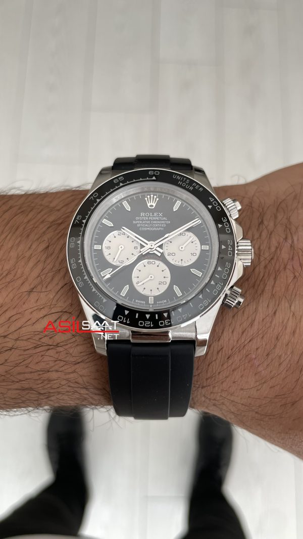 Rolex Daytona Baby Le Mans 126519LN Oysterflex 40mm Replika Saat Rolex Daytona Baby Le Mans 126519LN Oysterflex 40mm Replika Saat