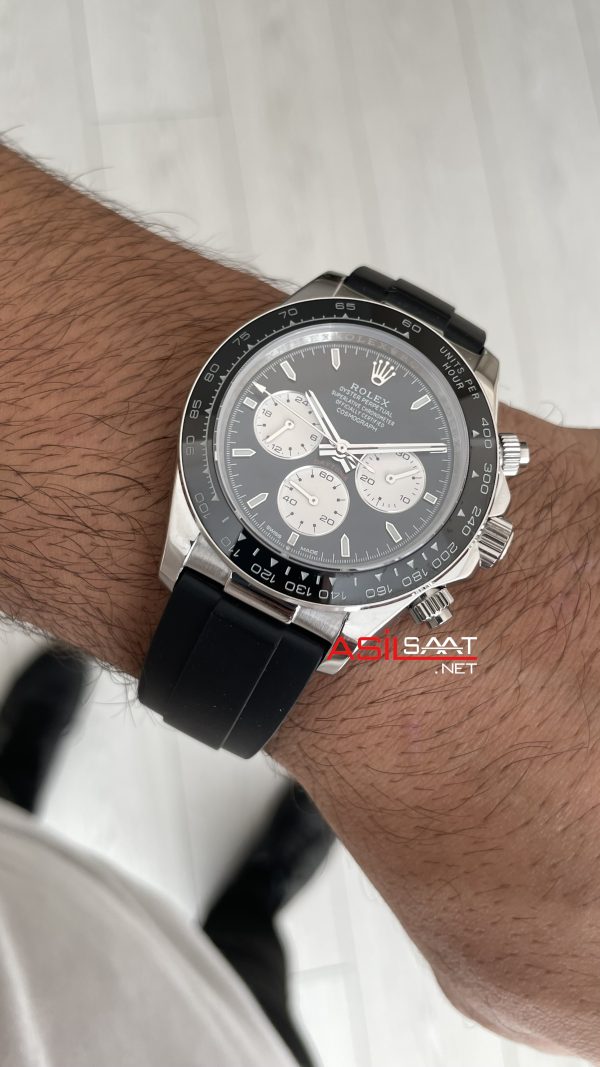 Rolex Daytona Baby Le Mans 126519LN Oysterflex 40mm Replika Saat Rolex Daytona Baby Le Mans 126519LN Oysterflex 40mm Replika Saat