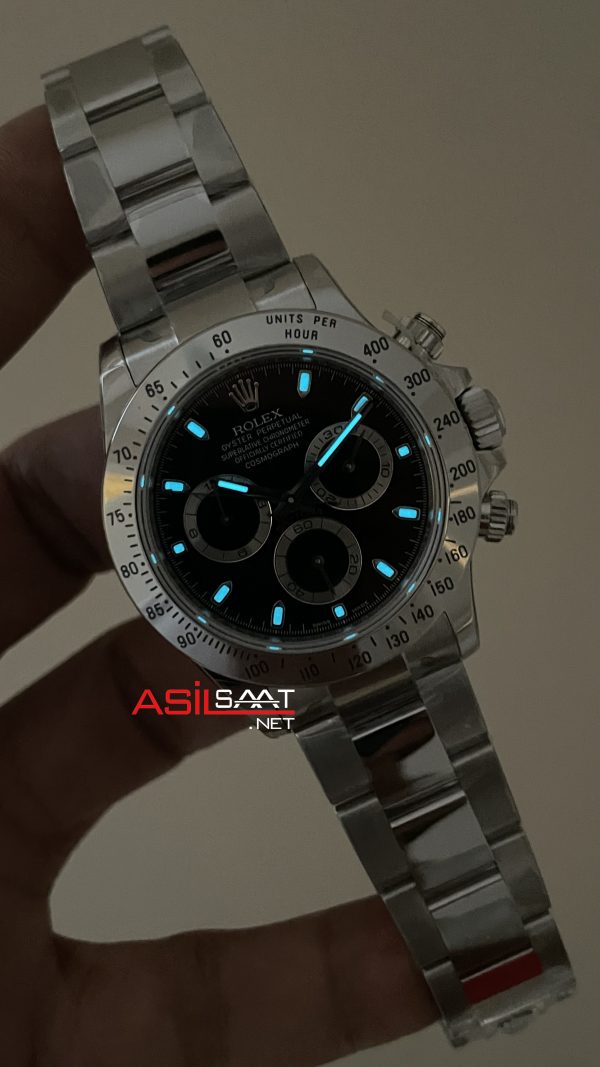 Rolex Daytona Cosmograph 126509 Siyah Kadran 40mm | VS Factory V3 Versiyon | Tungsten 18K | DD4130 | High Weight | Super Clone Swiss ETA Saat