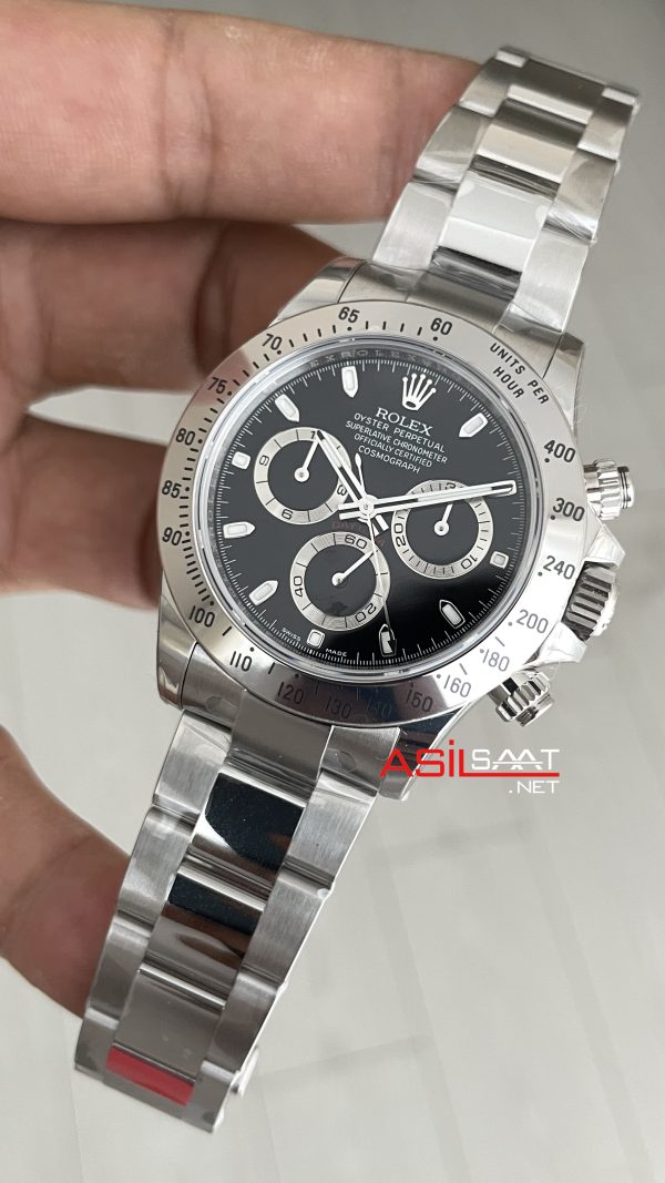 Rolex Daytona Cosmograph 126509 Siyah Kadran 40mm | VS Factory V3 Versiyon | Tungsten 18K | DD4130 | High Weight | Super Clone Swiss ETA Saat
