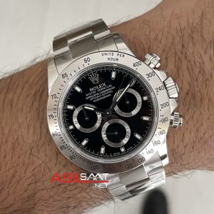 Rolex Daytona Cosmograph 126509 Siyah Kadran 40mm | VS Factory V3 Versiyon | Tungsten 18K | DD4130 | High Weight | Super Clone Swiss ETA Saat