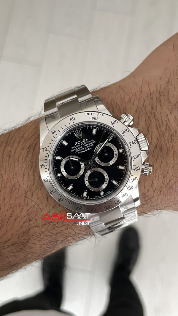 Rolex Daytona Cosmograph 126509 Siyah Kadran 40mm | VS Factory V3 Versiyon | Tungsten 18K | DD4130 | High Weight | Super Clone Swiss ETA Saat