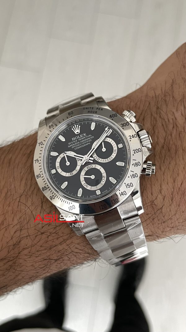 Rolex Daytona Cosmograph 126509 Siyah Kadran 40mm | VS Factory V3 Versiyon | Tungsten 18K | DD4130 | High Weight | Super Clone Swiss ETA Saat