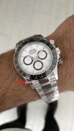 Rolex Daytona Panda 126500LN Beyaz Kadran 40mm | VS Factory V3 Versiyon | Tungsten 18K | DD4131 | High Weight | Super Clone Swiss ETA Saat