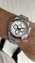Rolex Daytona Panda 126500LN Beyaz Kadran 40mm | VS Factory V3 Versiyon | Tungsten 18K | DD4131 | High Weight | Super Clone Swiss ETA Saat