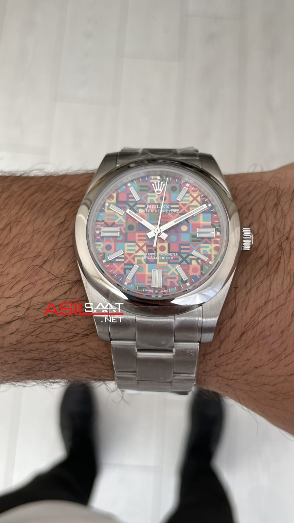 Rolex Oyster Celebration 134300 Silver 41mm Rolex Oyster Celebration 134300 Silver 41mm