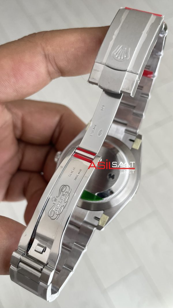 Rolex Oyster Perpetual Fıstık Yeşili 124300 Pistachio Dial 41mm VS Factory V2 DD3230 Tungsten Super Clone Swiss ETA Saat