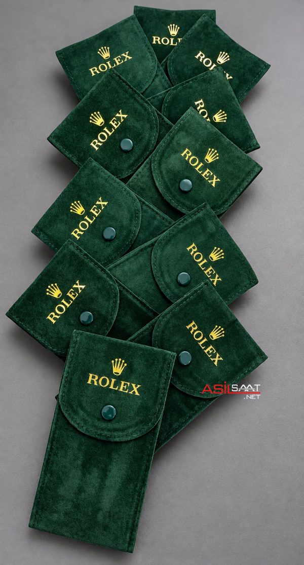 Rolex Saat Kılıfı Süet Yeşil Rolex Saat Kılıfı Süet Yeşil