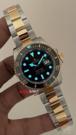 Rolex Submariner Date 126613LN Oyster 41mm Two Tone Gold VS Factory V2 | Tungsten 18K | DD3235 | High Weight | Super Clone Swiss ETA Saat