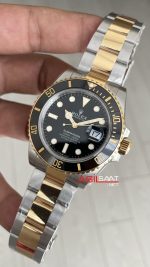 Rolex Submariner Date 126613LN Oyster 41mm Two Tone Gold VS Factory V2 | Tungsten 18K | DD3235 | High Weight | Super Clone Swiss ETA Saat