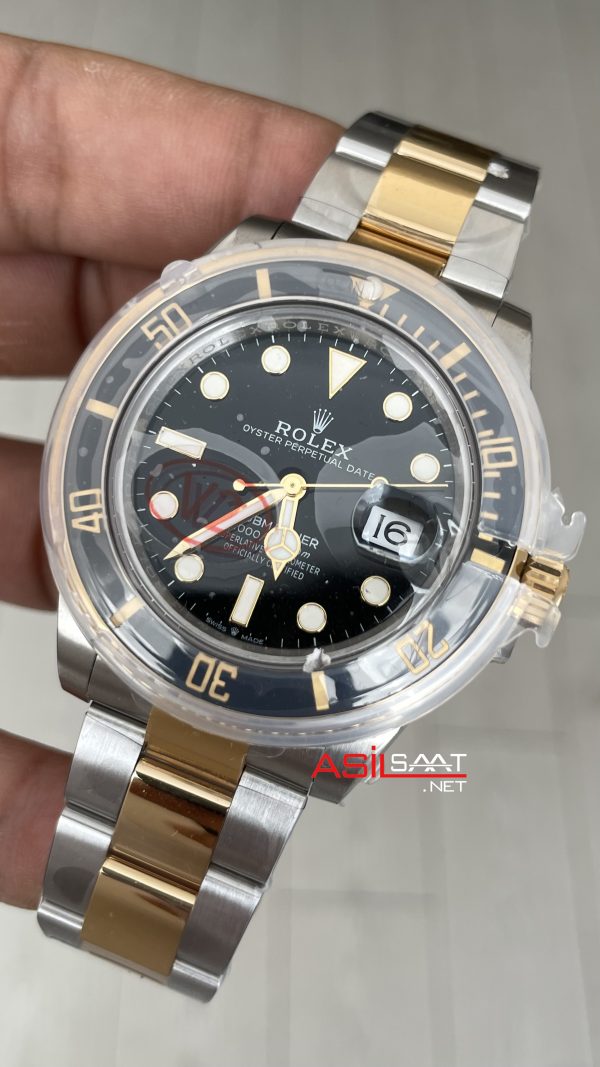 Rolex Submariner Date 126613LN Oyster 41mm Two Tone Gold VS Factory V2 | Tungsten 18K | DD3235 | High Weight | Super Clone Swiss ETA Saat Rolex Submariner Date 126613LN Oyster 41mm Two Tone Gold VS Factory V2 | Tungsten 18K | DD3235 | High Weight | Super Clone Swiss ETA Saat