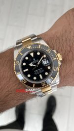 Rolex Submariner Date 126613LN Oyster 41mm Two Tone Gold VS Factory V2 | Tungsten 18K | DD3235 | High Weight | Super Clone Swiss ETA Saat