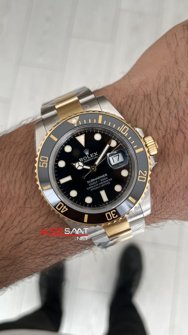Rolex Submariner Date 126613LN Oyster 41mm Two Tone Gold VS Factory V2 | Tungsten 18K | DD3235 | High Weight | Super Clone Swiss ETA Saat Rolex Submariner Date 126613LN Oyster 41mm Two Tone Gold VS Factory V2 | Tungsten 18K | DD3235 | High Weight | Super Clone Swiss ETA Saat