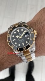 Rolex Submariner Date 126613LN Oyster 41mm Two Tone Gold VS Factory V2 | Tungsten 18K | DD3235 | High Weight | Super Clone Swiss ETA Saat