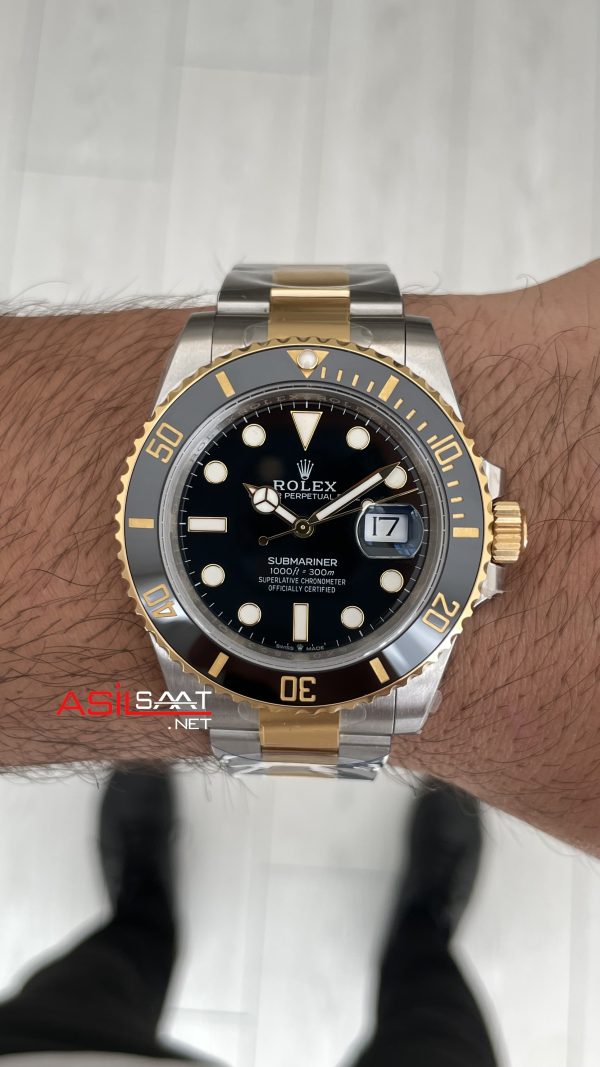 Rolex Submariner Date 126613LN Oyster 41mm Two Tone Gold VS Factory V2 | Tungsten 18K | DD3235 | High Weight | Super Clone Swiss ETA Saat Rolex Submariner Date 126613LN Oyster 41mm Two Tone Gold VS Factory V2 | Tungsten 18K | DD3235 | High Weight | Super Clone Swiss ETA Saat