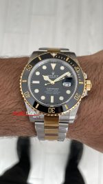 Rolex Submariner Date 126613LN Oyster 41mm Two Tone Gold VS Factory V2 | Tungsten 18K | DD3235 | High Weight | Super Clone Swiss ETA Saat