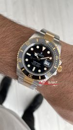 Rolex Submariner Date 126613LN Oyster 41mm Two Tone Gold VS Factory V2 | Tungsten 18K | DD3235 | High Weight | Super Clone Swiss ETA Saat
