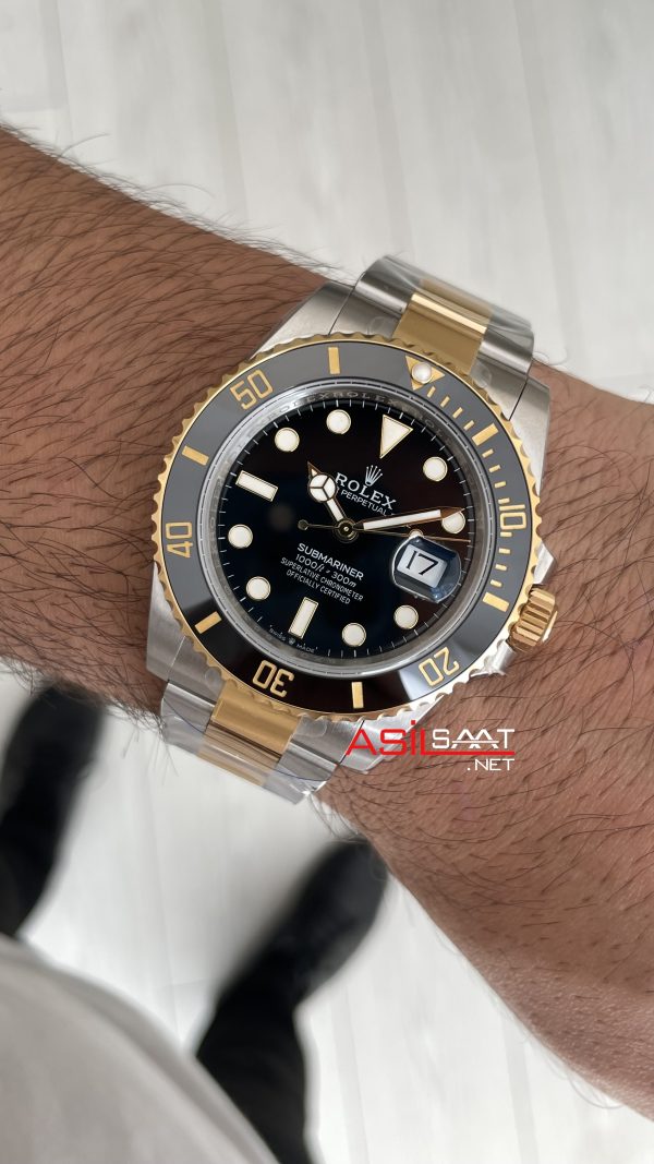 Rolex Submariner Date 126613LN Oyster 41mm Two Tone Gold VS Factory V2 | Tungsten 18K | DD3235 | High Weight | Super Clone Swiss ETA Saat Rolex Submariner Date 126613LN Oyster 41mm Two Tone Gold VS Factory V2 | Tungsten 18K | DD3235 | High Weight | Super Clone Swiss ETA Saat