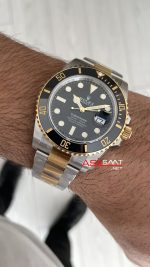 Rolex Submariner Date 126613LN Oyster 41mm Two Tone Gold VS Factory V2 | Tungsten 18K | DD3235 | High Weight | Super Clone Swiss ETA Saat