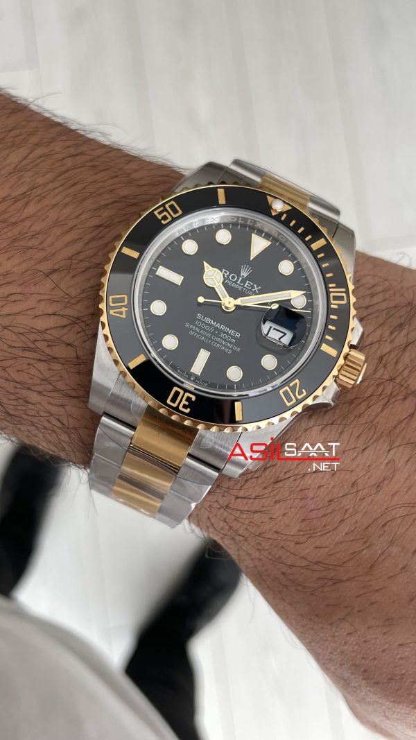 Rolex Submariner Date 126613LN Oyster 41mm Two Tone Gold VS Factory V2 | Tungsten 18K | DD3235 | High Weight | Super Clone Swiss ETA Saat Rolex Submariner Date 126613LN Oyster 41mm Two Tone Gold VS Factory V2 | Tungsten 18K | DD3235 | High Weight | Super Clone Swiss ETA Saat