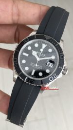 Rolex Yacht Master 226659 Siyah 42mm Oysterflex | VS Factory V3 Versiyon | Tungsten 18K | DD3235 | High Weight | Super Clone Swiss ETA Saat