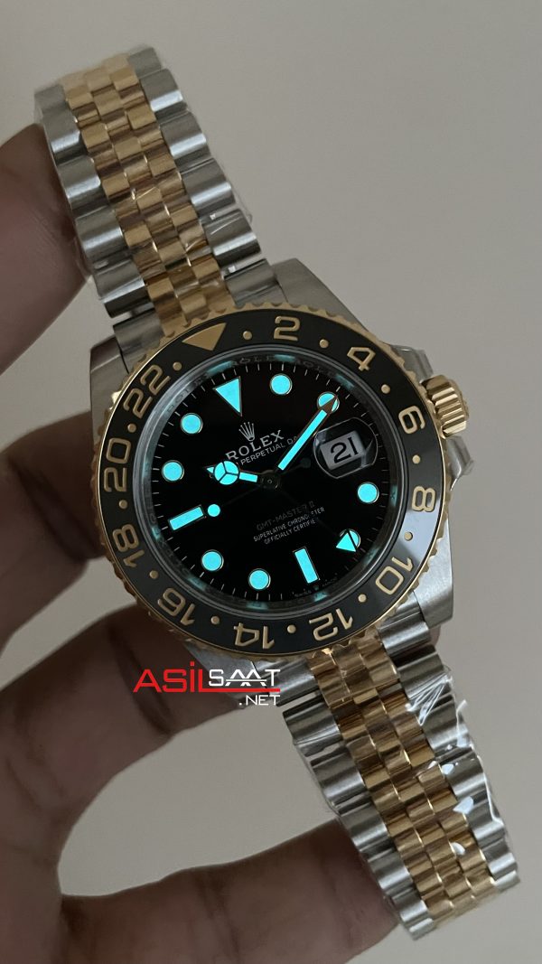 Rolex Zombie Gmt Master II 126710BLNR Jubilee 40mm Two Tone Gold | VS Factory V3 Versiyon | Tungsten 18K | DD3285 | High Weight | Super Clone Swiss ETA Saat Rolex Zombie Gmt Master II 126710BLNR Jubilee 40mm Two Tone Gold | VS Factory V3 Versiyon | Tungsten 18K | DD3285 | High Weight | Super Clone Swiss ETA Saat