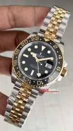 Rolex Zombie Gmt Master II 126710BLNR Jubilee 40mm Two Tone Gold | VS Factory V3 Versiyon | Tungsten 18K | DD3285 | High Weight | Super Clone Swiss ETA Saat