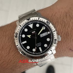 Seiko 5 Sports SRPC61J Siyah Kadran 45mm