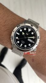 Seiko 5 Sports SRPC61J Siyah Kadran 45mm