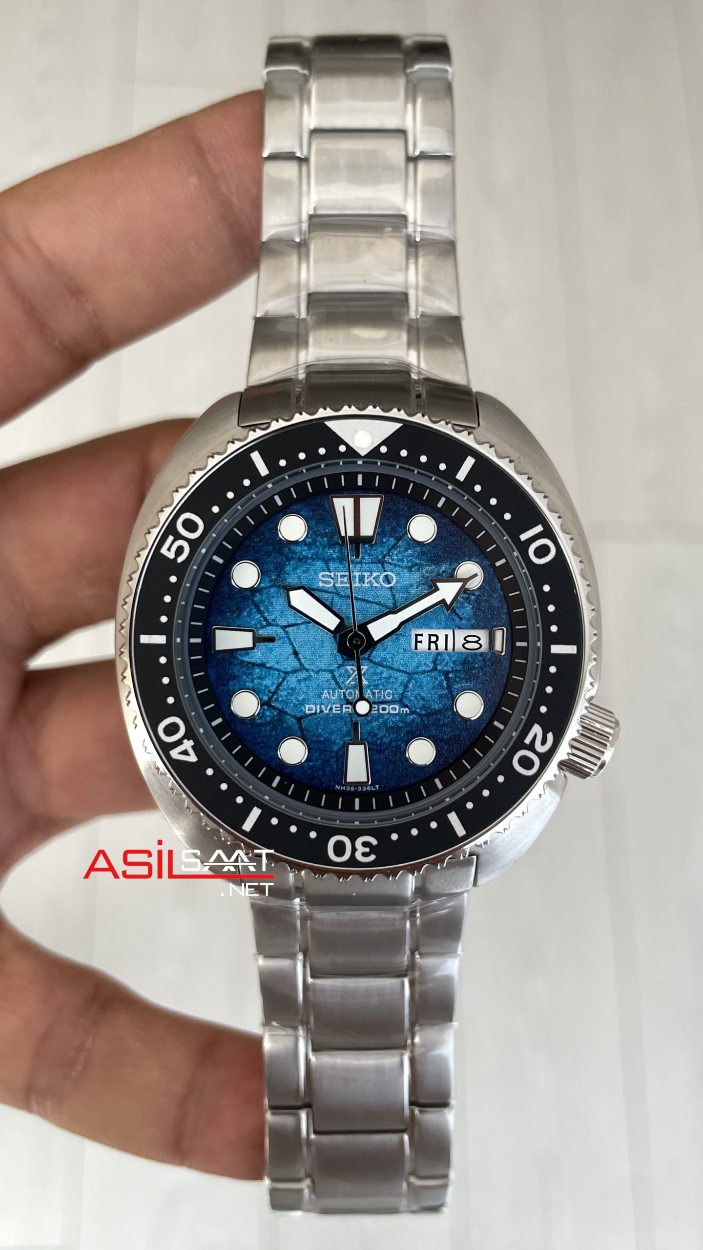 Seiko King Turtle Prospex Limited Edition 45mm Buz Mavisi SRPH59