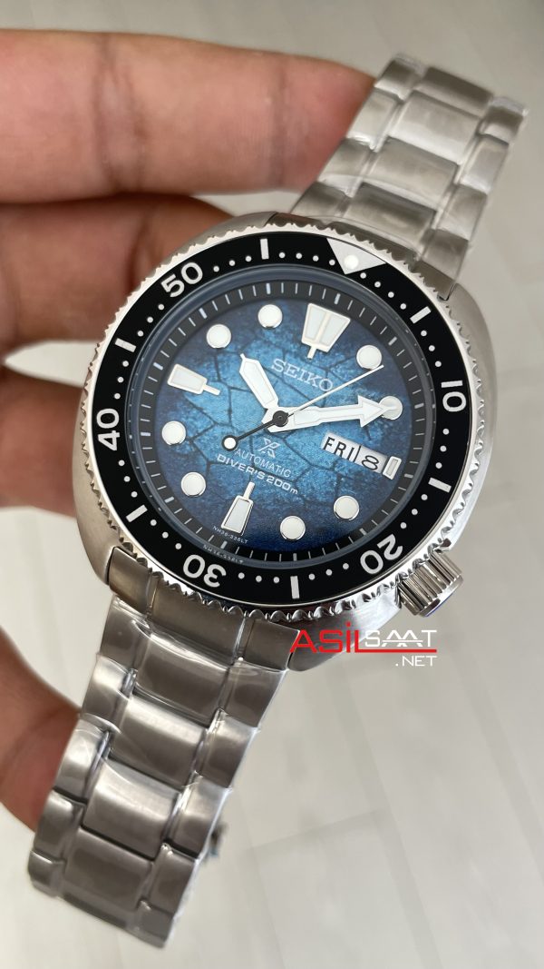 Seiko King Turtle Prospex Limited Edition 45mm Buz Mavisi SRPH59